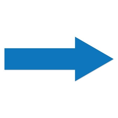 Ergomat 10inx4in Stem 2in DuraStripe Xtreme Arrows Dark Blue, 36PK DSX-ARR-10-DB-KIT